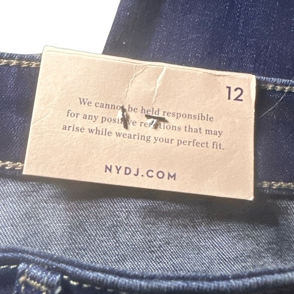 NYDJ Sheri Slim Jeans in Quinn Size 12 NWT - Picture 9 of 10
